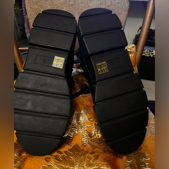 Truffle Collection Rock Gothic Chunky Lace Up Boots. Brand New Size 7. US 9 - Picture 7 of 14